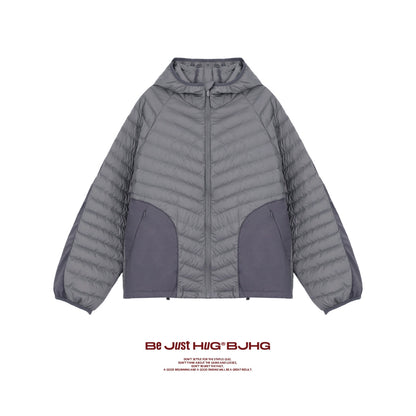 Hooded White Duck Down Jacket WN9765