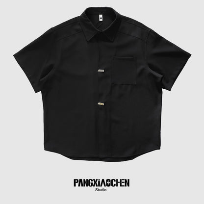Plain Oversize Short Sleeve Shirt WN20160