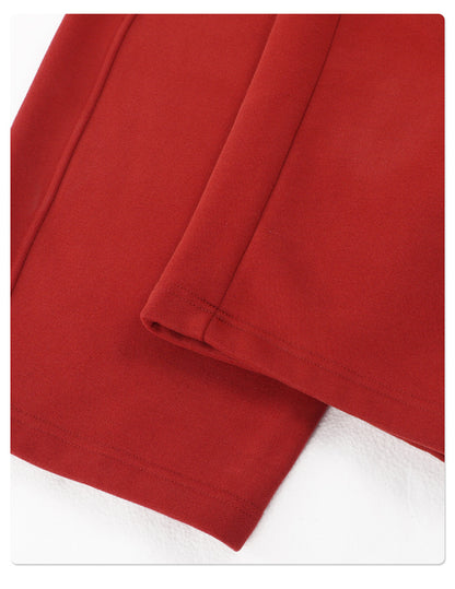 Fleece Lining Oversize Hoodie & Wide Leg Sweatpants Setup WN23113