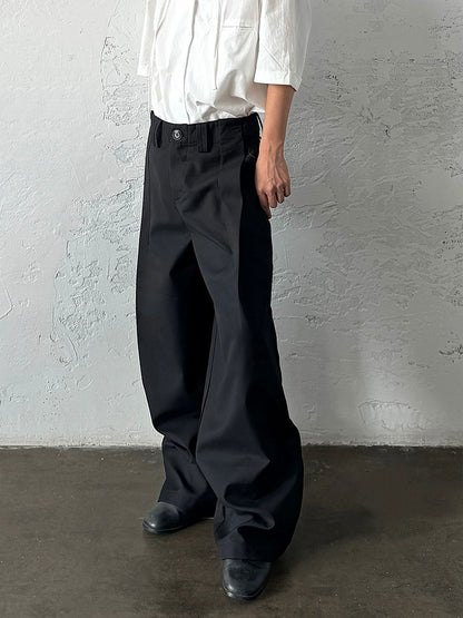 Pleats Wide Leg Trousers WN20009