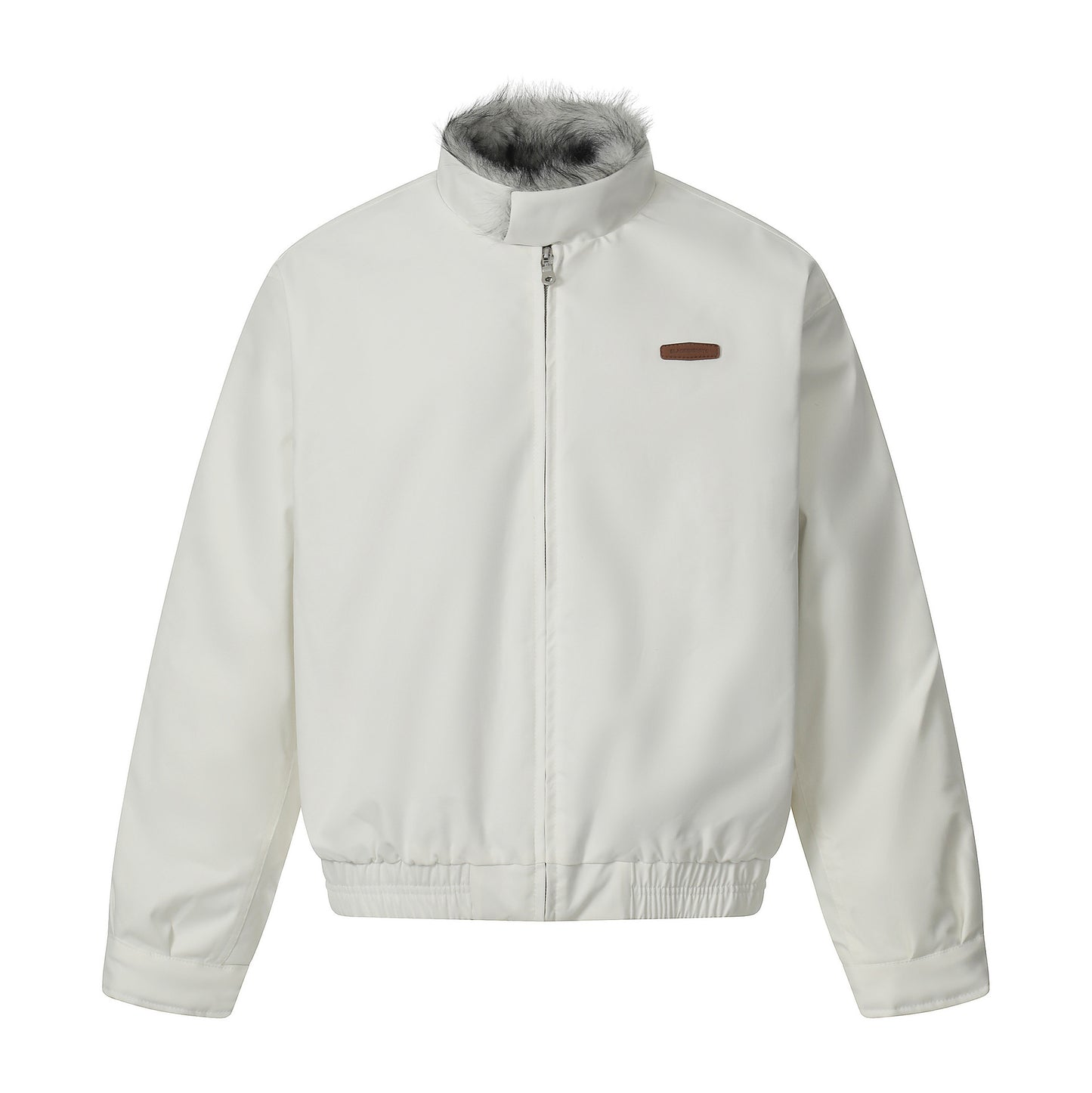 Fake Fur Collar Fleece Lining Puffer Jacket WN21856