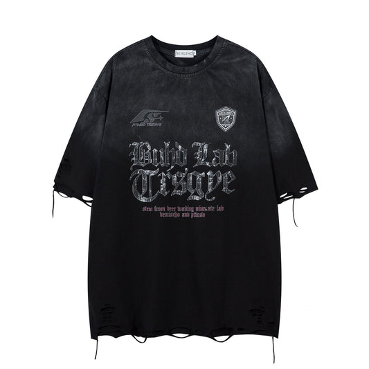 Damage Wash Heavyweight Oversize Short Sleeve T-Shirt WN16115