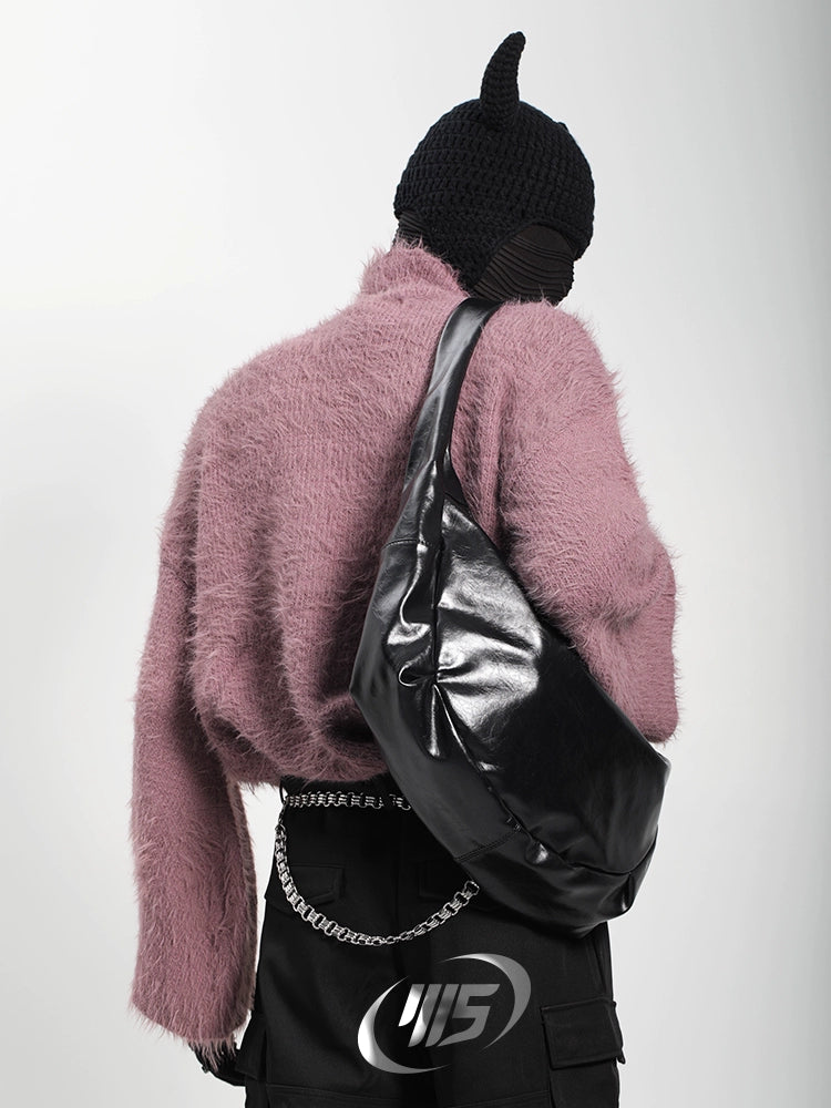 Large Capacity PU Leather Hobo Shoulder Bag WN18729