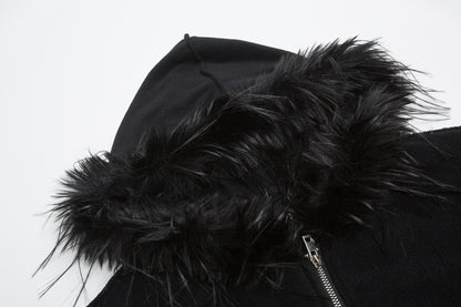 Fur Collar Sherpa-Lining Padded Jacket WN11336