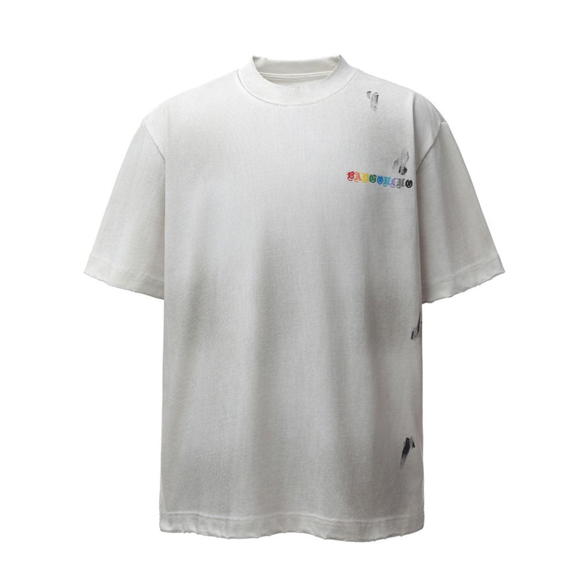 Letter Print Oversize Short Sleeve T-Shirt WN26883