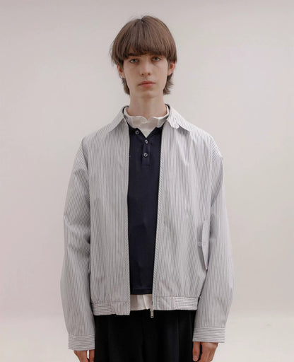 Stripe Design Zipper Jacket WN21647