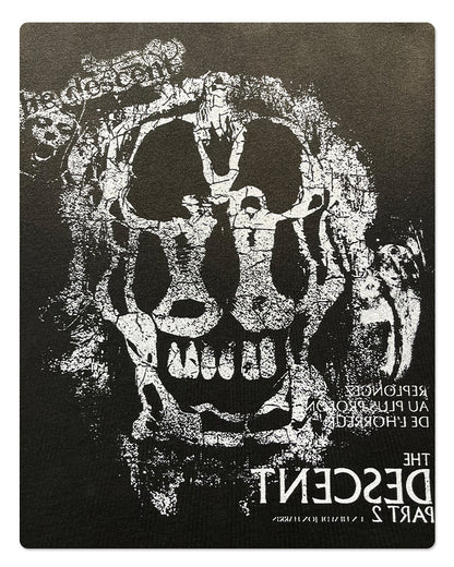 Graphic Print White Ink Digital Spray Short Sleeve T-Shirt WN16277