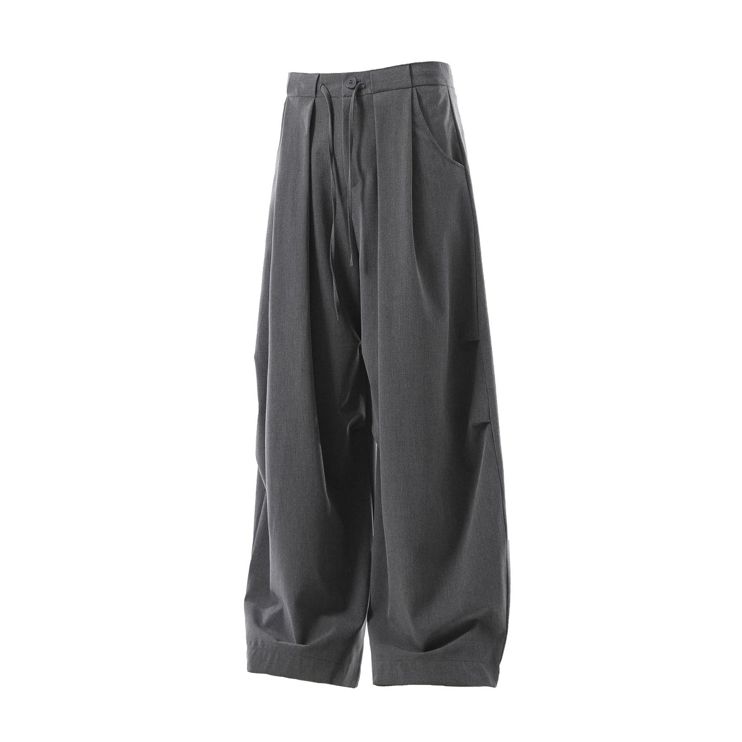 Deconstruction Pleats Curved Trousers WN26012