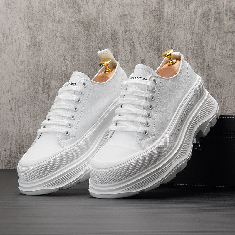 Lace Up Platform Thick Sole Sneakers WN24597