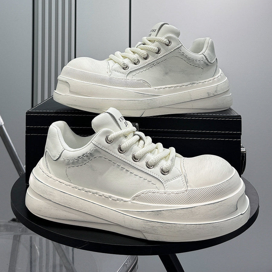 Lace Up Platform Thick Sole Sneakers WN24638