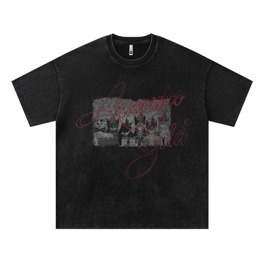 Graphic Print Oversize Short Sleeve T-Shirt WN26826