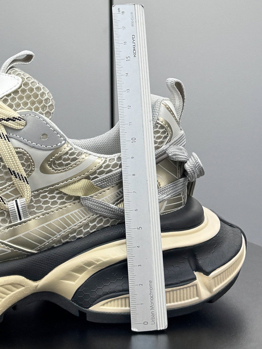 Mesh Panel Thick Sole Sneakers WN24732
