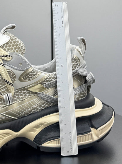 Mesh Panel Thick Sole Sneakers WN24732