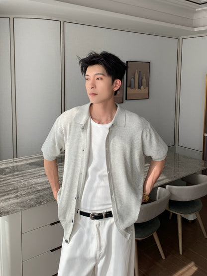 Cotton Short Sleeve Knit Shirt WN20475