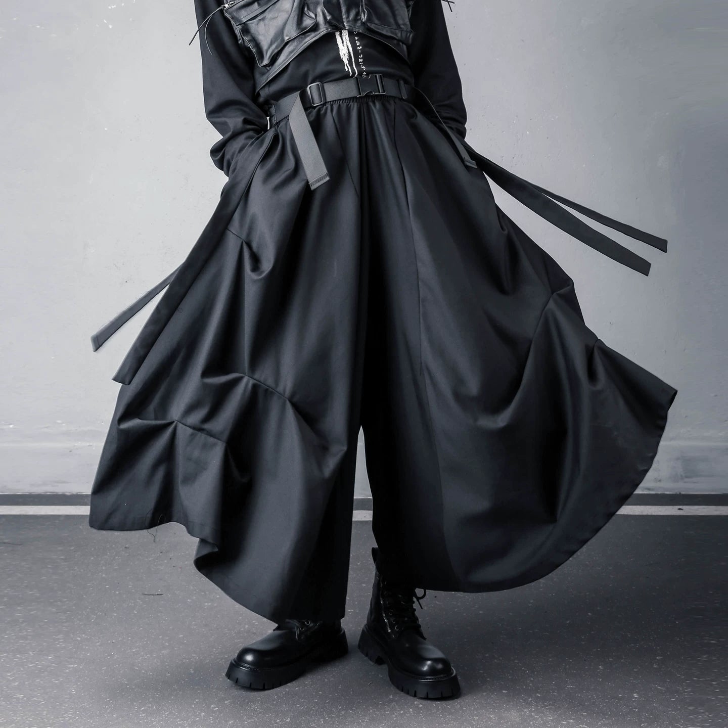 Pleats A-Line Wide Leg Pants WN22585