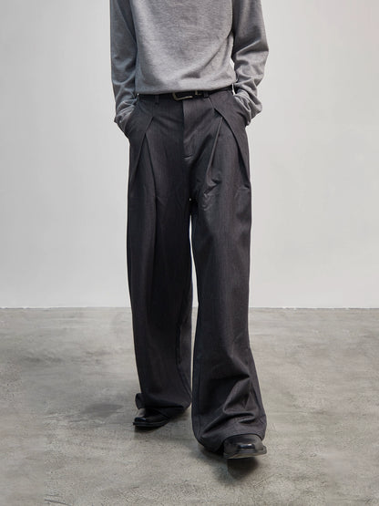 Wide Leg Plain Trousers WN21186