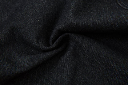 Graphic Embroidery Wide Leg Denim Jeans WN16200