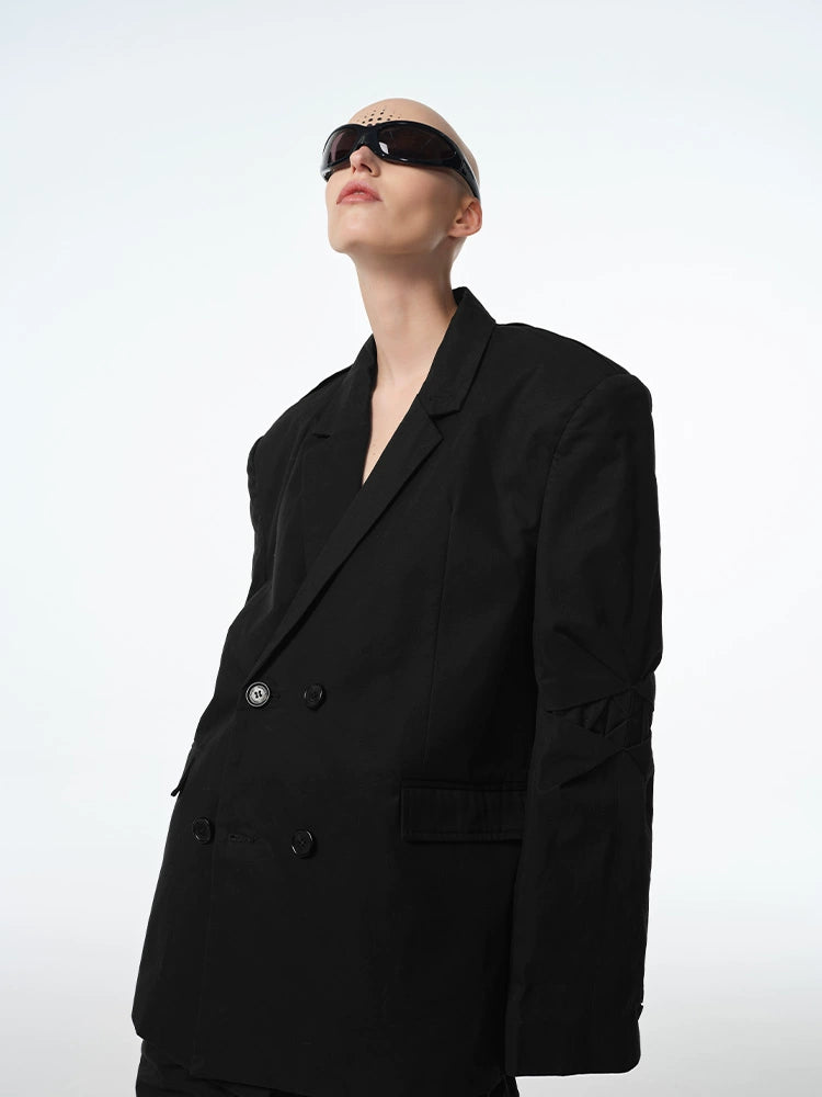 Pleats Deconstruction Tailored Jacket WN21293
