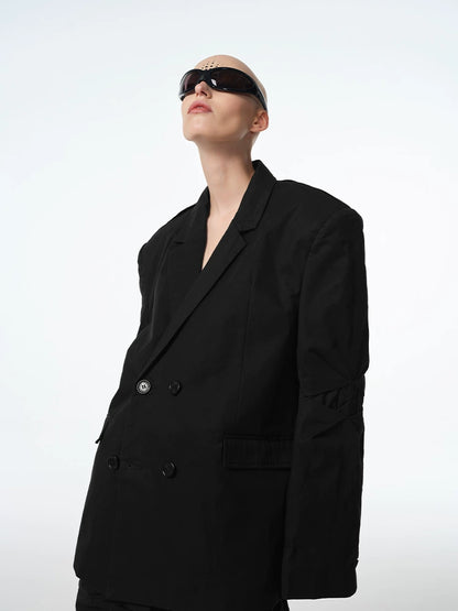 Pleats Deconstruction Tailored Jacket WN21293