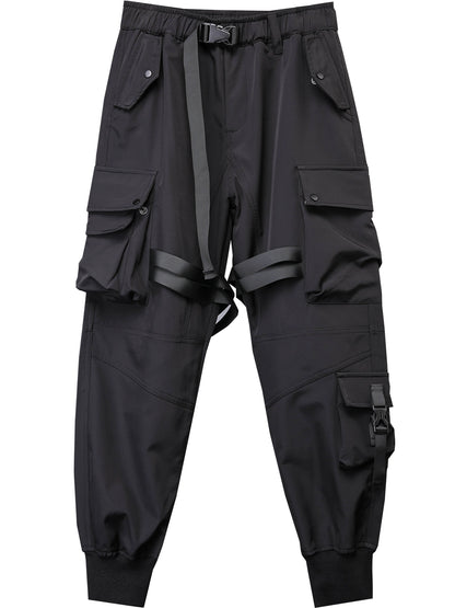 Multi Pocket Cuffed Cargo Pants WN22358