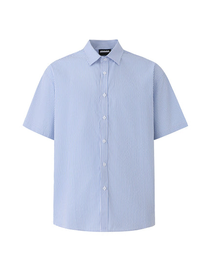 Striped Oversize Short Sleeve Shirt WN20254