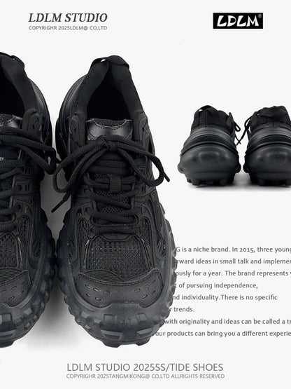 Lightweight Mesh Splicing Thick Sole Sporty Sneakers WN21254