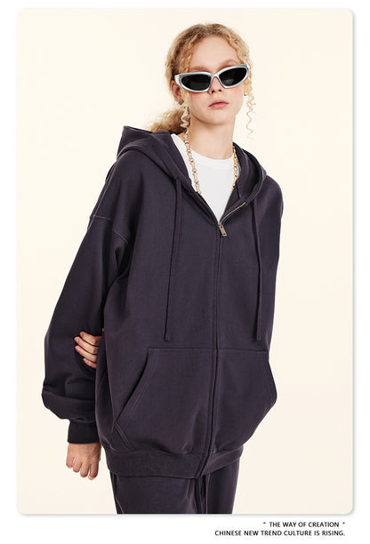 Oversize Zipper Hoodie WN9927