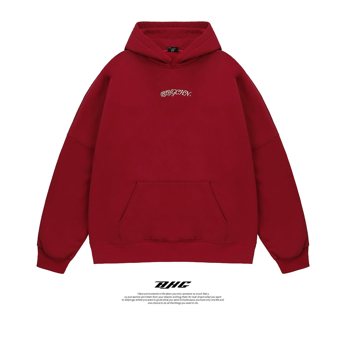 Fleece Oversize Pullover Hoodie WN9832