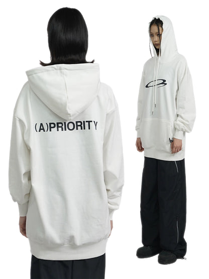 Graphic Letter Print Oversize Hoodie WN18920