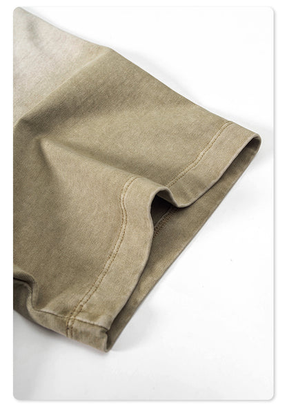 Washed Gradient Raglan Sleeve T-Shirt WN6065