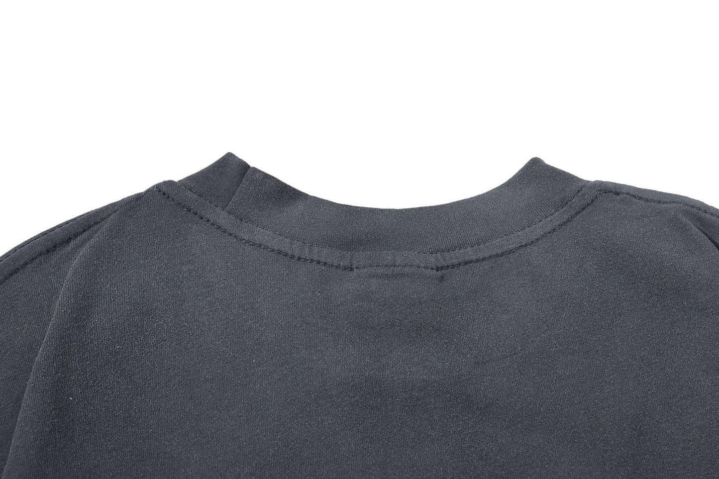 Washed Damage Badge Short Sleeve T-Shirt WN26070