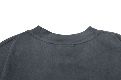Washed Damage Badge Short Sleeve T-Shirt WN26070