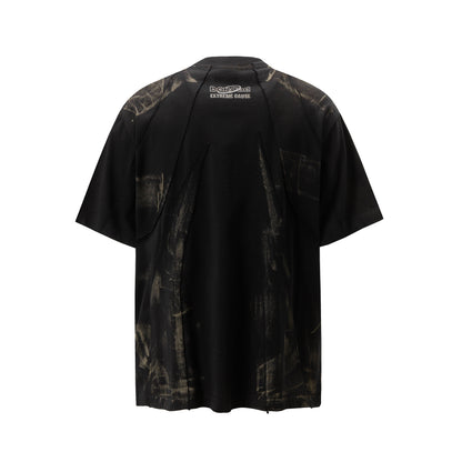 Washed Pocket Detail Short Sleeve T-Shirt WN27791