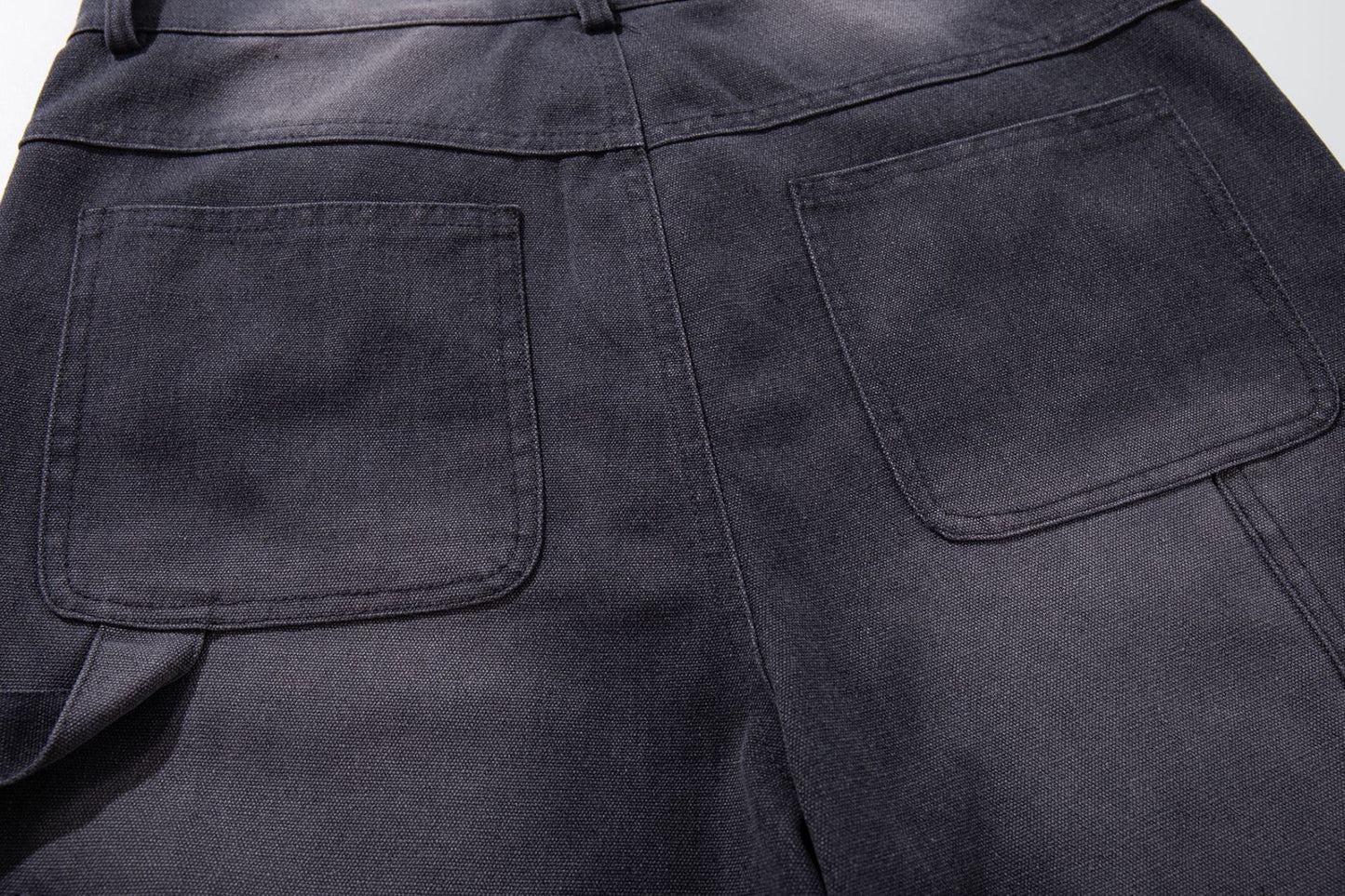 Denim Graffiti Damage Wide Leg Half Pants WN25658