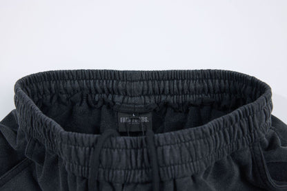 Washed Fade Graphic Wide Leg Sweatpants WN26098