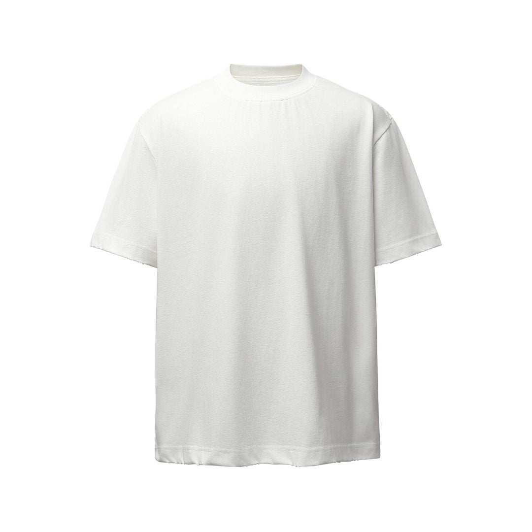 Heavyweight Washed Damage Short Sleeve T-Shirt WN25987