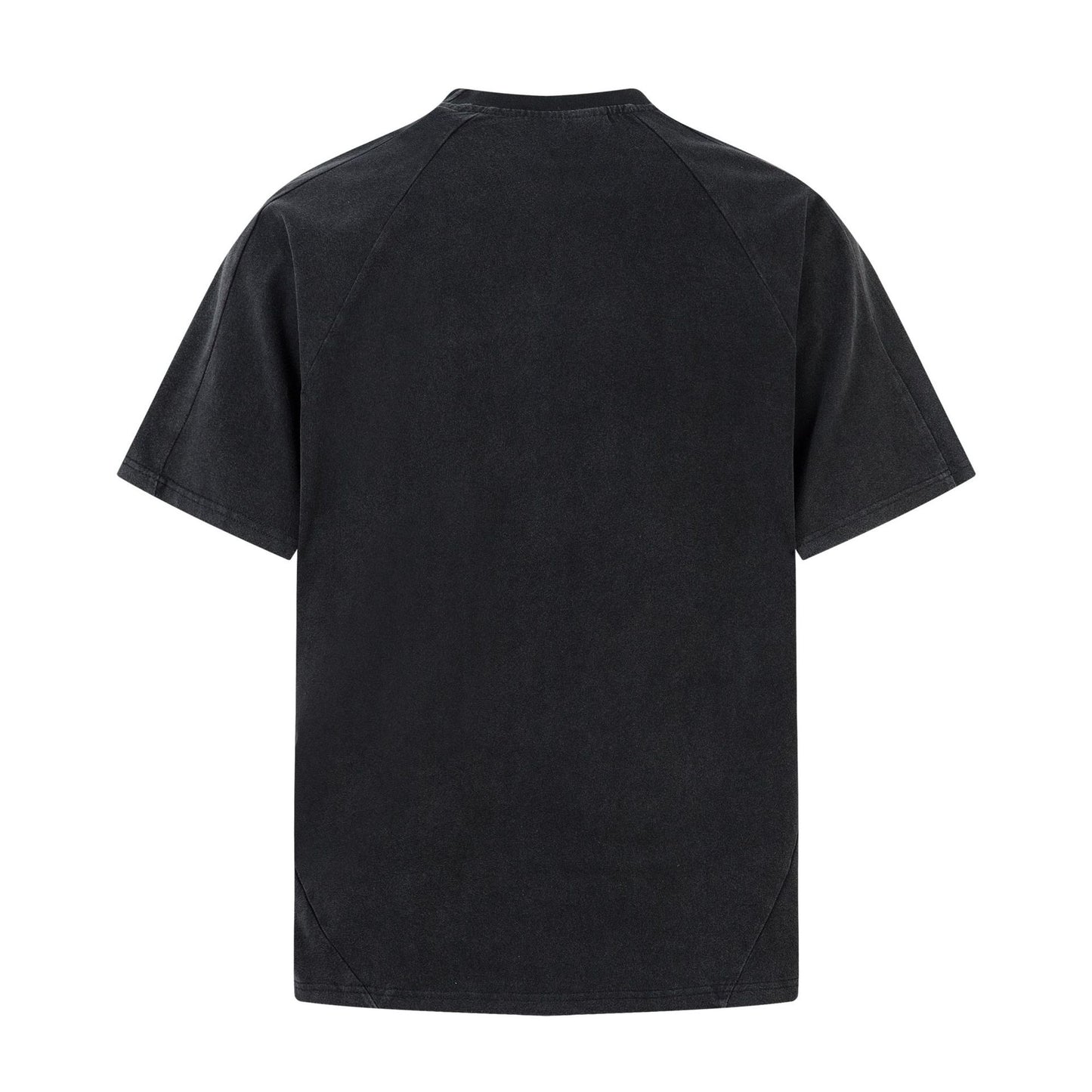 Washed Letter Print Short Sleeve T-Shirt WN25971