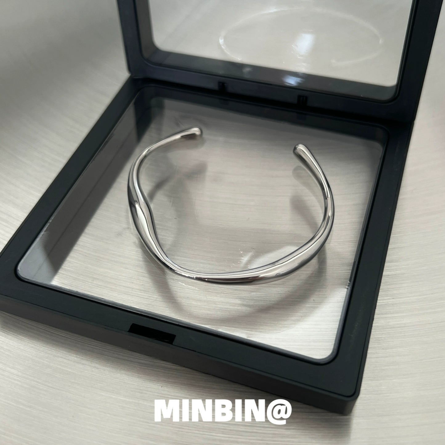 Irregular Titanium Steel Bracelet WN19252