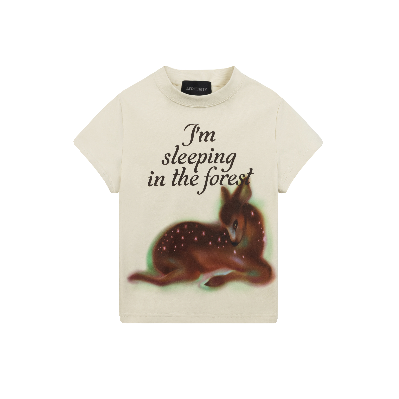 Deer Print Short Sleeve T-Shirt & Tank Top WN19034
