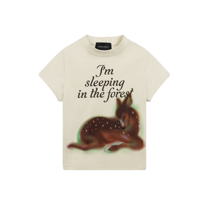Deer Print Short Sleeve T-Shirt & Tank Top WN19034