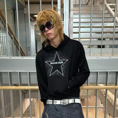 Star Logo Print Hoodie WN27207