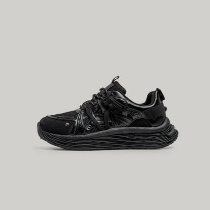 Breathable Platform Lace-Up Sneakers WN23502