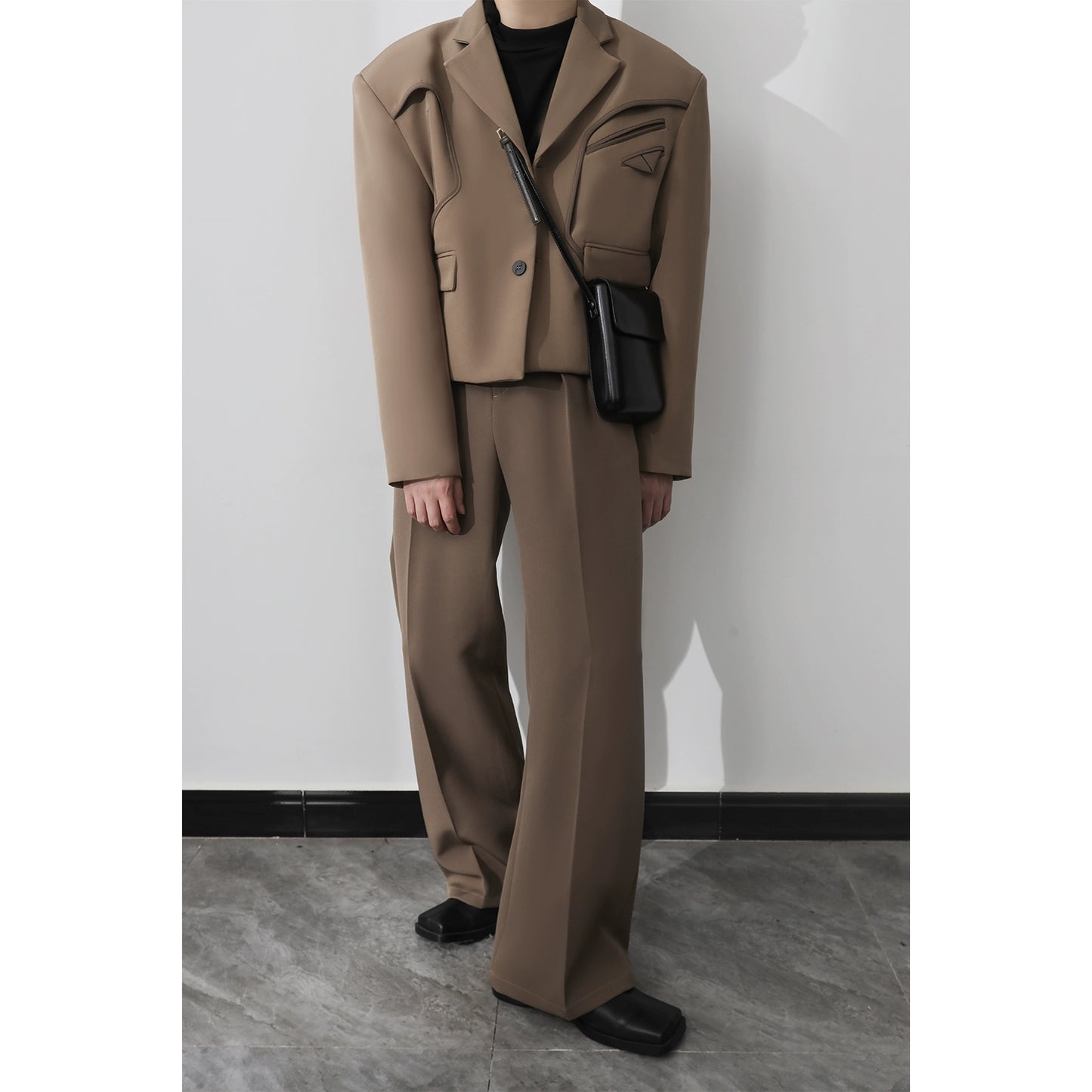 Short Tailored Jacket & Trousers Setup WN11775