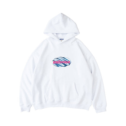 Oversize Print Hoodie WN12573