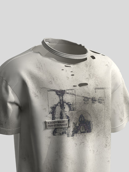 Damage Graphic Short Sleeve T-Shirt WN27140