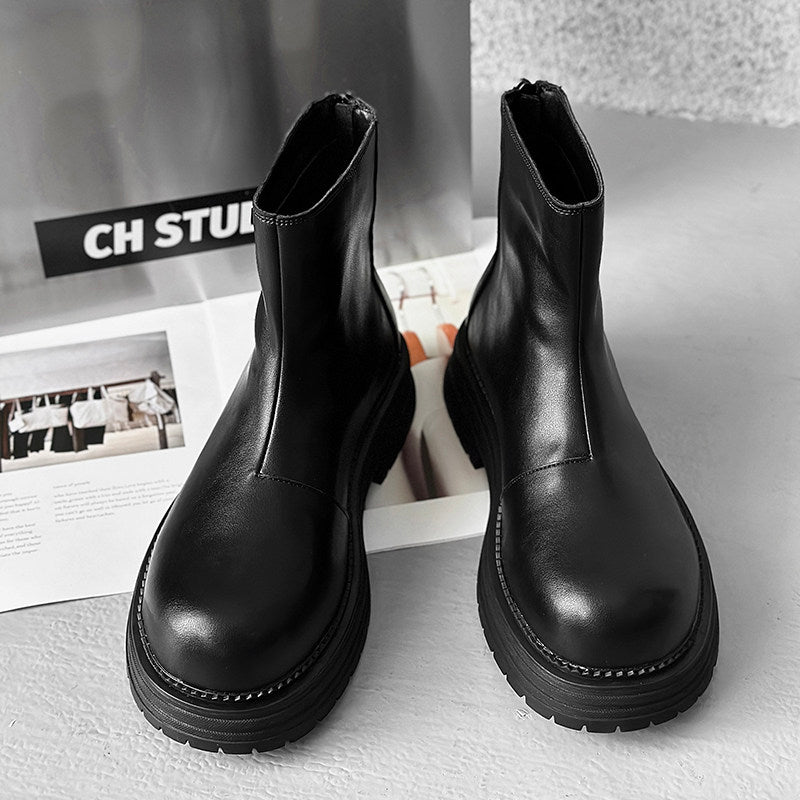 Platform Thick Sole Zipper Boots WN24520