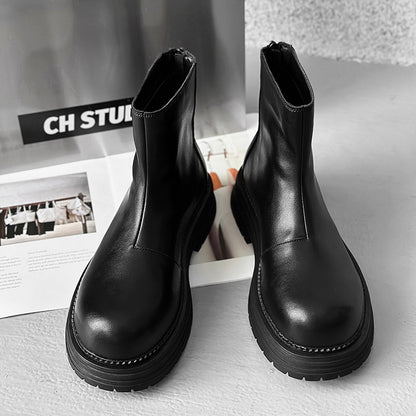 Platform Thick Sole Zipper Boots WN24520