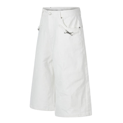 Metal Ornament Half Pants WN25922