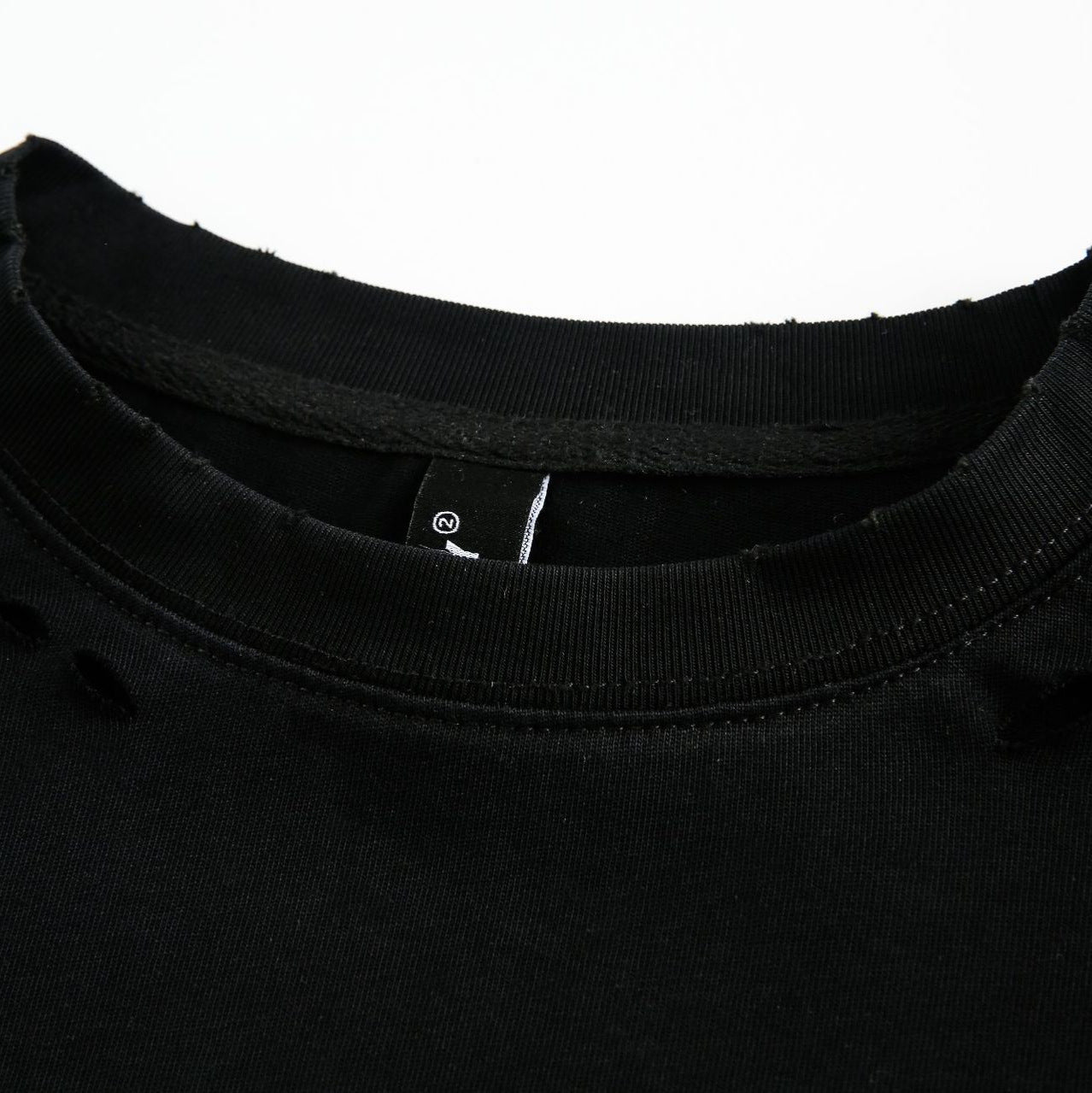 Oversize Fake Layered Print Long Sleeve T-Shirt WN12988