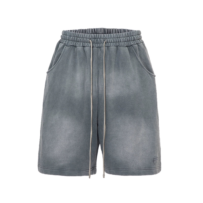 Gradient Washed Terry Cloth Short Pants WN12179